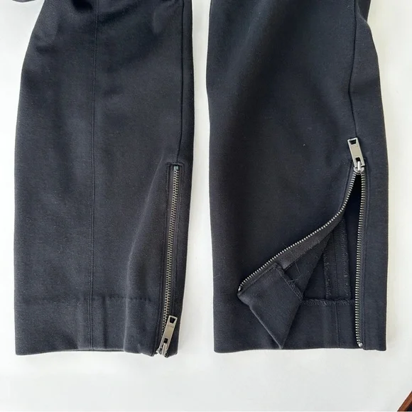 DKNY Black Ankle Pants, high waisted, skinny, stretch cotton blend - Picture 9 of 13